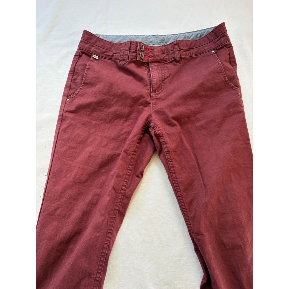 Horny Toad Women's Burgundy Casual Stretch Pants